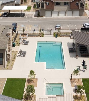 Heated pool and spa